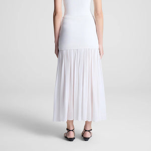 Haydon Knit/Chiffon Maxi Skirt