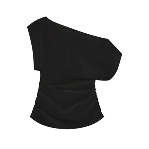 Nara Stretch Cotton Off Shoulder Top