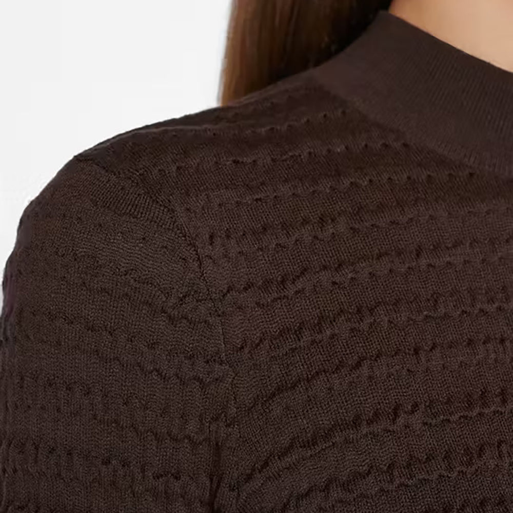 Smocked Mockneck Top